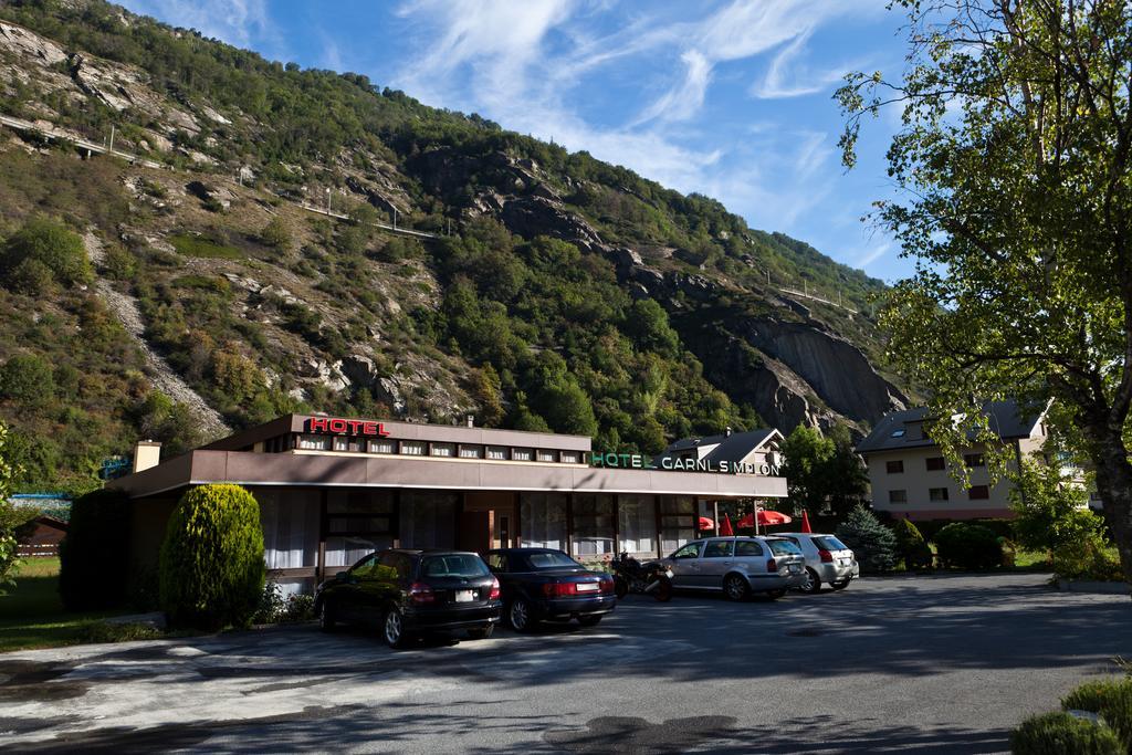 Hotel Garni Simplon Brigerbad Exterior foto
